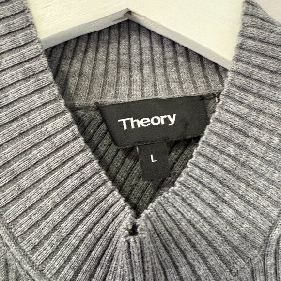 Theory Evian Twisted Rib Sleeveless Sweater L - Picture 4 of 5